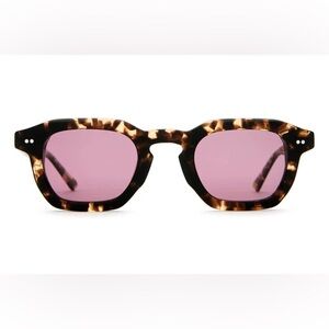 Crap Eyewear No-Wave Sunglasses in Desert Tortoise Bio / Polarized Plum